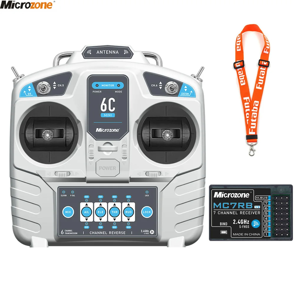 Rc Hobby Drone - Transmissor Controlador MicroZone com Receptor, Sistema