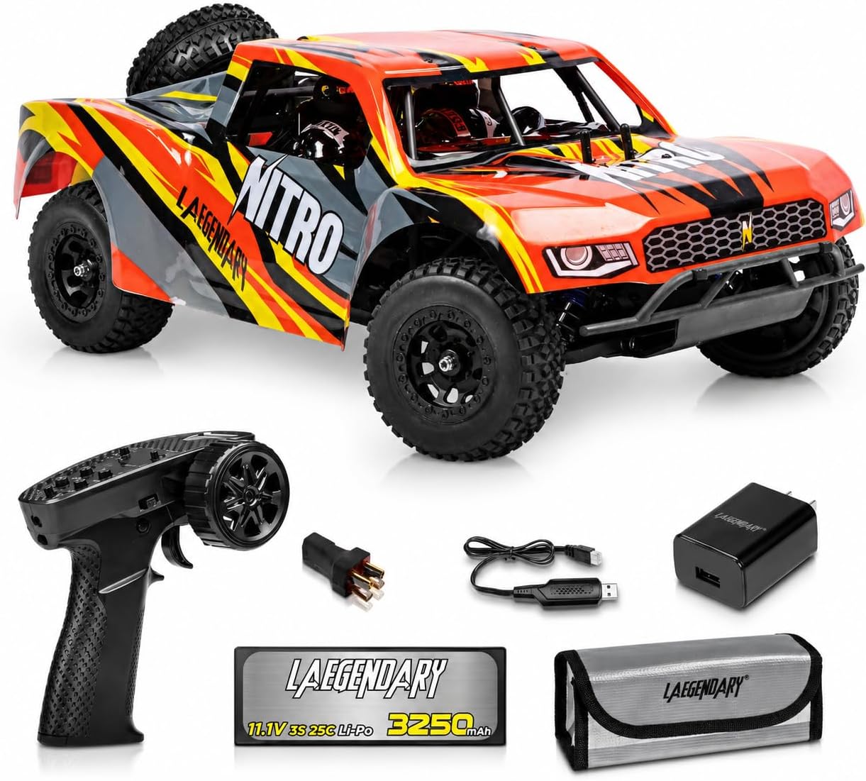 Rc Roc Hobby - Caminhão de Controle Remoto Off-Road 4x4