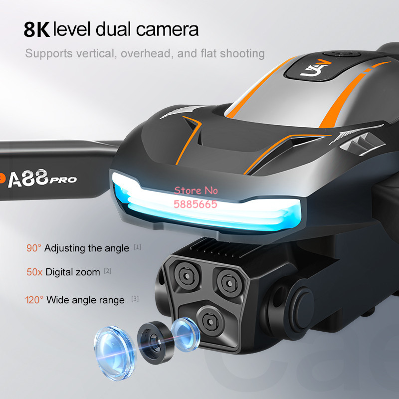 8k fotografia aérea fluxo ópti - Rc Hobby Wire avaliação e preço