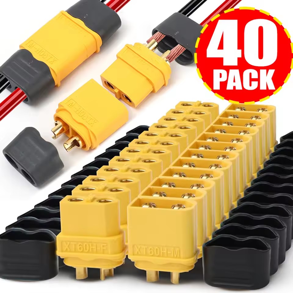 1-40 peças conector macho e fê - Rc Hobby Wire avaliação e preço