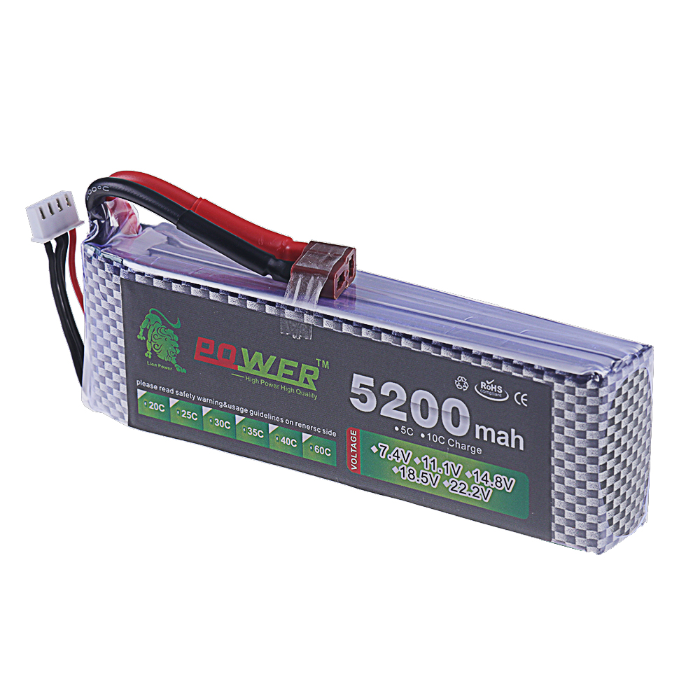 Bateria lipo 3s 11.1v 5200mah  - Rc Hobby Drone avaliação e preço